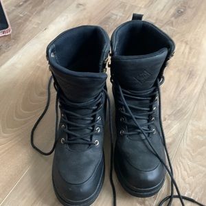 The Original Muck Boot Company black leather boots-size 8